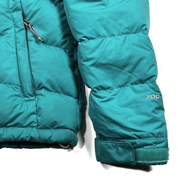 The North Face Womens Nuptse 2 Jacket Small Green 700 Down Winter Puffer Coat - Picture 2 of 14